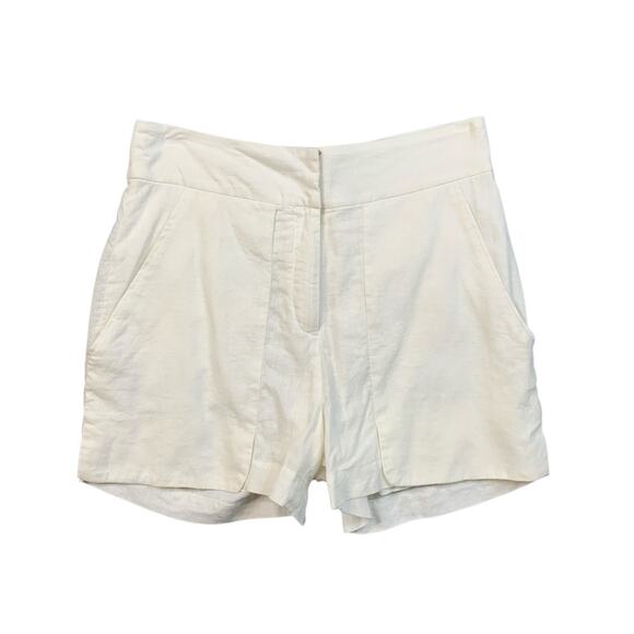 Vix Paula Hermanny Pants - Vix Paula Hermanny Shorts Womens S Small Bone Linen Blend Lightweight Pockets